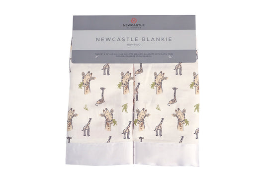 Newcastle Security Blankie - 16" x 16", 100% Bamboo Muslin