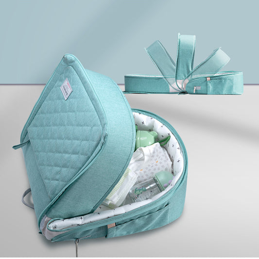 Portable Diaper Backpack with Changing Pad & Waterproof Design