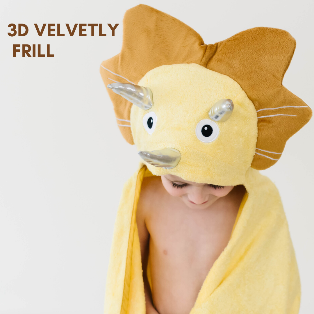 Adorable Dinosaur Hooded Bamboo Towel for Babies & Toddlers