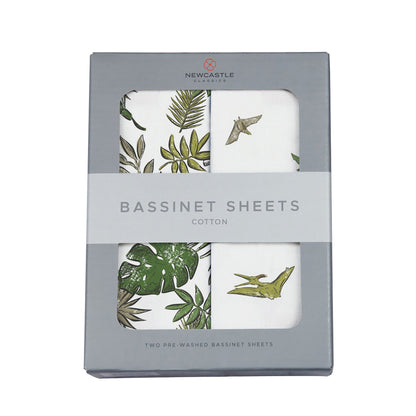 Soft & Breathable 100% Cotton Muslin Bassinet Sheet