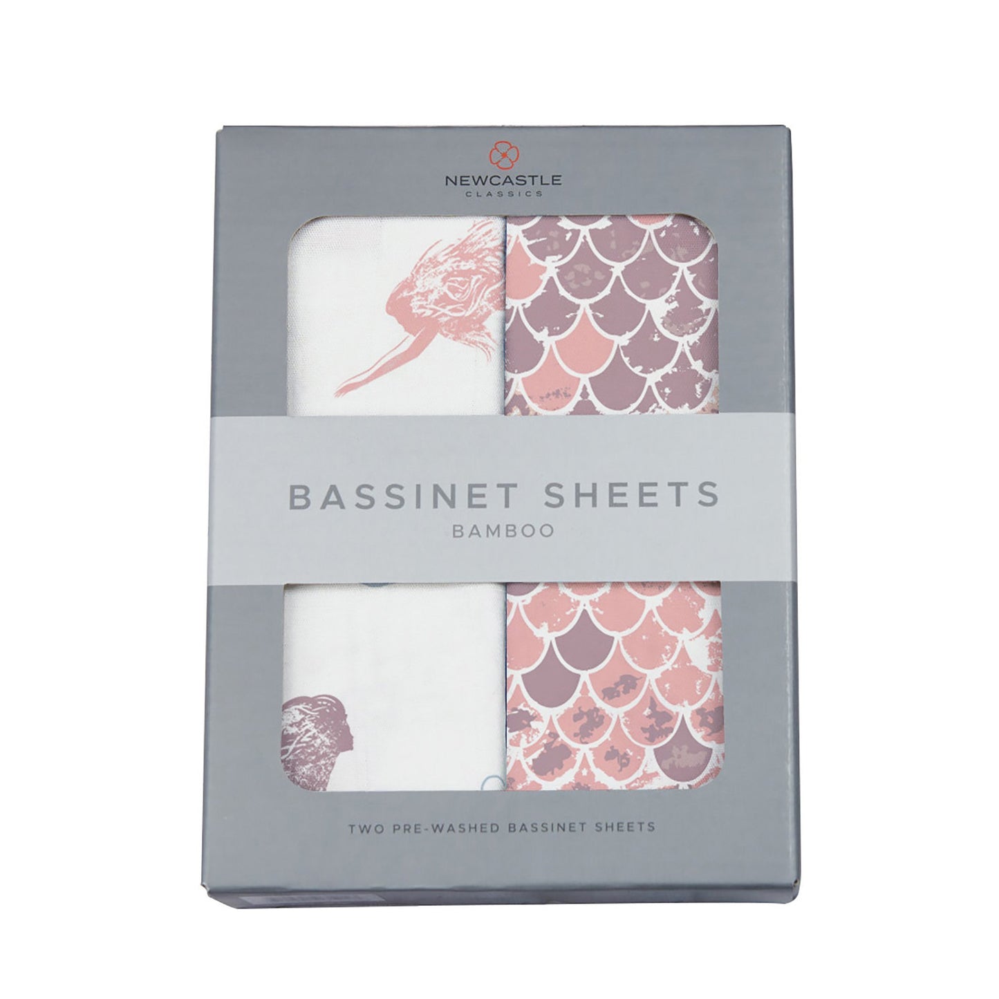 100% Natural Bamboo Muslin Bassinet Sheets for Standard Mattresses